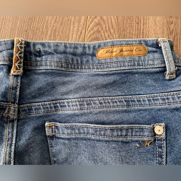 Mavi jeans Tess high rise skinny cropped with fringe and embroidery size 27-28 - Picture 11 of 16